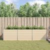 vidaXL Planter Ivory 290 x 100 x 75 cm Galvanised Steel