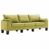 vidaXL Sofa Green Fabric