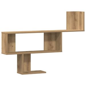 vidaXL Wall Shelf Artisian Oak 100x15x70 cm Engineered Wood
