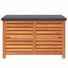 vidaXL Garden Storage Box 90x48x55 cm Solid Wood Eucalyptus