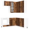vidaXL Kitchen Unit LUCCA 8 pcs Old Wood Engineered Wood