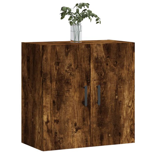 vidaXL Wall Cabinet Smoked Oak 60x31x60 cm Engineered Wood