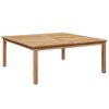 vidaXL Coffee Table Brown 110 x 110 x 45 cm Solid Teak Wood