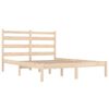 vidaXL Bed Frame without Mattress Solid Wood Pine Small Double
