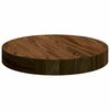 vidaXL Table Top Light Brown &Oslash; 30 x 4 cm Solid Oak Wood