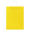 vidaXL Paper Bags 250 pcs with Handles Yellow 32x12x42 cm