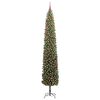 vidaXL Artificial Christmas Tree with 300 LEDs with Stand Green 270 cm