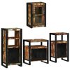 vidaXL Bathroom Furniture Set 4 pcs Multicolour Solid Reclaimed Wood