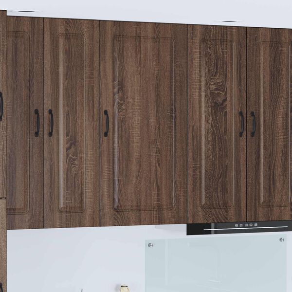 vidaXL Kitchen Cabinet with Storage Kalmar Brown Oak 50 x 31 x 100 cm