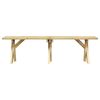 vidaXL 3 Piece Garden Dining Set Impregnated Pinewood