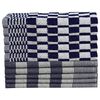 vidaXL 20 Piece Towel Set Blue and White Cotton