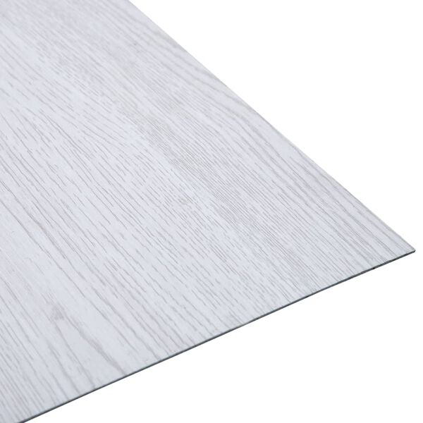 vidaXL Self-adhesive Flooring Planks 20 pcs PVC 1.86 m² White