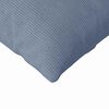 vidaXL Sofa Pillows 2 pcs Blue 120 x 40 cm Corduroy Fabric