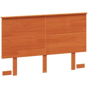 vidaXL Headboard Wax Brown 120 cm Solid Wood Pine