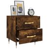 vidaXL Bedside Cabinets 2 pcs Smoked Oak 40x35x47.5 cm Engineered Wood