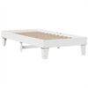 vidaXL Bed Frame without Mattress White 90x200 cm Solid Wood Pine
