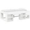 vidaXL Kids'Bed Frame with Storage White 80 x 200 cm Engineered Wood