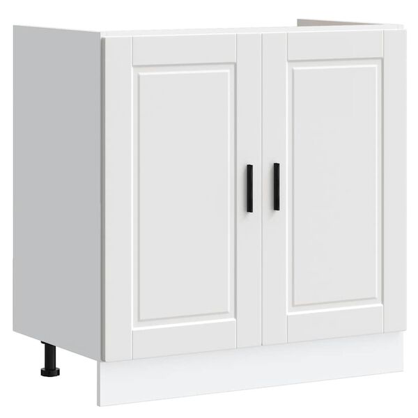 vidaXL Sink Base Cabinet "Porto" White 80x46x81.5 cm Engineered Wood
