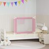 vidaXL Toddler Safety Bed Rail Pink 90x25 cm Fabric
