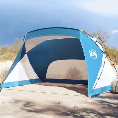 vidaXL Beach Tent Azure Blue 274x178x170/148 cm 185T Taffeta