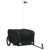 vidaXL Bike Trailer Black 45 kg Iron