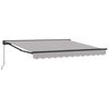 vidaXL Awning Frame Light Grey 300 x 250 cm Polyester with PU coating