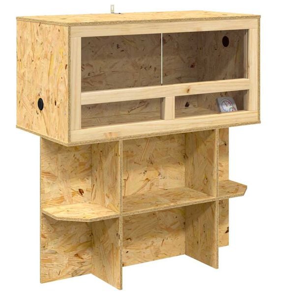 vidaXL Terrarium Brown 80 x 40 x 90 cm OSB