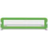 vidaXL Toddler Safety Bed Rail 2 pcs Green 150x42 cm
