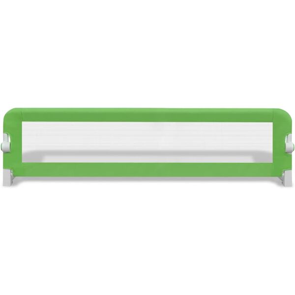 vidaXL Toddler Safety Bed Rail 2 pcs Green 150x42 cm