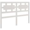 vidaXL Bed Frame without Mattress White 120x200 cm Solid Wood