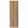 vidaXL Plant Stand Artisan Oak 33x33x100 cm Engineered Wood