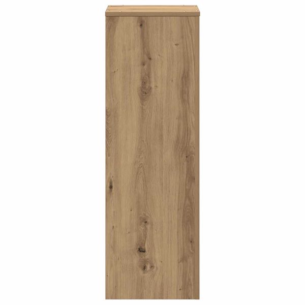 vidaXL Plant Stand Artisan Oak 33x33x100 cm Engineered Wood