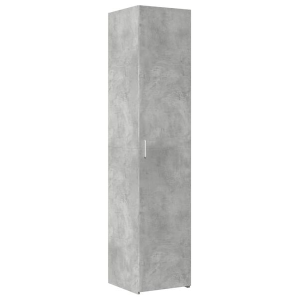 vidaXL Highboard Concrete Grey 40x42.5x185 cm Engineered Wood