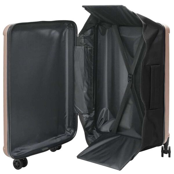 vidaXL Suitcase Folding Rose gold 50 x 30 x 76 cm ABS Plastic