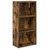 vidaXL Bathroom Wall Cabinet with Shelf Smoked Oak 30 x 16 x 62.5 cm