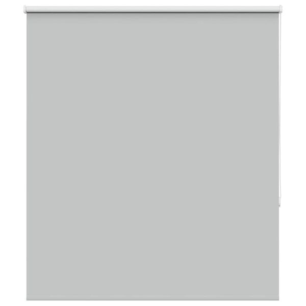 vidaXL Roller Blind Blackout Light Grey 125x150 cm Fabric Width 121.6 cm Polyester