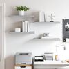 vidaXL Floating Wall Shelves 4 pcs Concrete Grey 60x23.5x3.8 cm MDF
