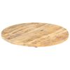 vidaXL Table Top Solid Mango Wood Round 25-27 mm 80 cm