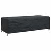 vidaXL Furniture Cover Plain Black 270 x 110 x 70 cm 420D