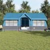vidaXL Family Tent with Roof Blue and Grey 622 x 295 x 238 cm