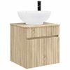 vidaXL Wall-mounted Sink Vanity Sonoma Oak 49 x 44.5 x 66.5 cm
