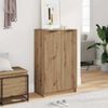 vidaXL Shoe Cabinet Artisian Oak 59x35x100.5 cm Engineered Wood
