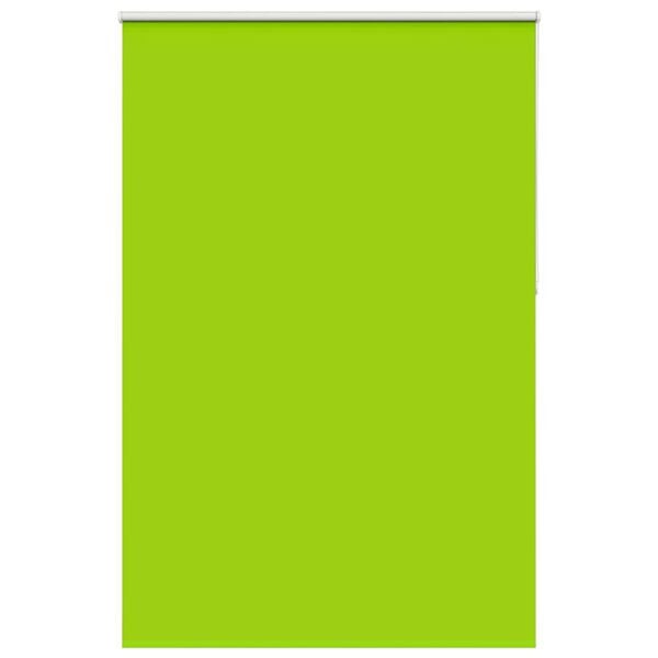 vidaXL Roller Blind Blackout Leaves Green 155x230 cm Fabric Width 151.6 cm Polyester