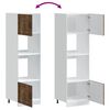 vidaXL Oven Cabinets 2 pcs Kalmar Smoked Oak Engineered Wood
