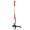 vidaXL Weed Remover Red and Silver 99,5 cm Anodised Aluminium