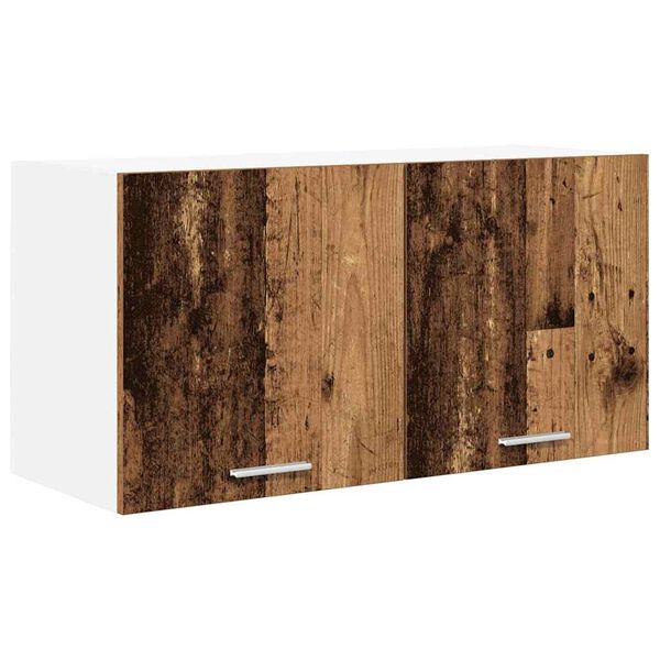 vidaXL Hanging Cabinet Old Wood 80 x 31 x 40 cm Engineered Wood
