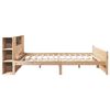 vidaXL Bookcase Bed without Mattress 180x200cm Super King Solid Wood Pine