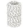 vidaXL Braided Boat Rope White 2 mmx50 m Polyester