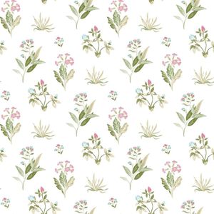 Noordwand Wallpaper Blooming Garden 6 Flowers and Plants White and Green