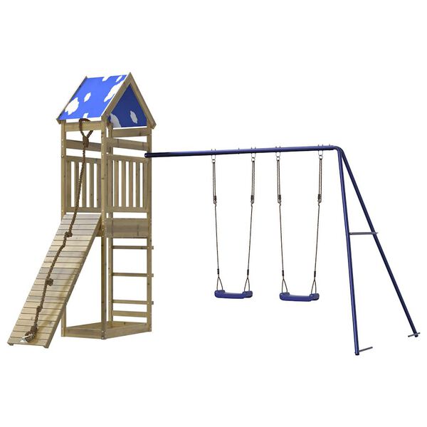 vidaXL Outdoor Playset Impregnated Wood Pine